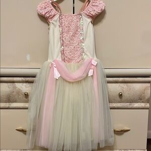 Pink and Cream Kids Costume Dress